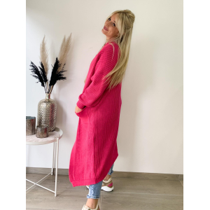 1361 Maxi Vest Luna Roze