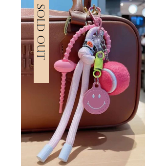 3356 Bag Charm Sporty Roze