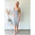 2144 Jurk Elise Stripes Donkerblauw