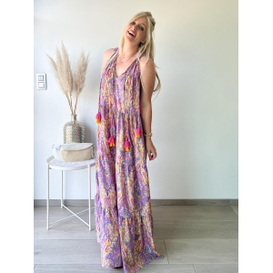 2373 Maxi Jurk Satin Anisa 2373 Maxi Jurk Satin Anisa