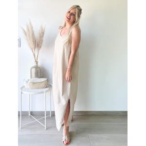 2379 Jurk Alexis Beige 2379 Jurk Alexis Beige
