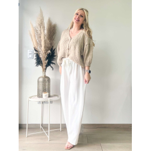 2557 Broek Silke Wit 2557 Broek Silke Wit