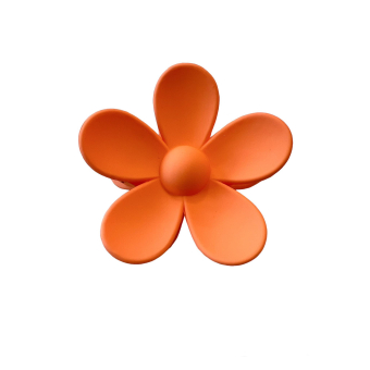 2686 Haarspeld Flowers Neon Oranje