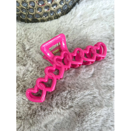 3326 Haarspeld Hartjes Roze 3326 Haarspeld Hartjes Roze