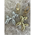 3346 Sleutelhanger Balloondog Goud