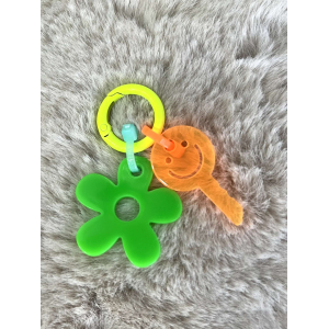 3347 Sleutelhanger Neon Groen.Oranje 3347 Sleutelhanger Neon Groen.Oranje