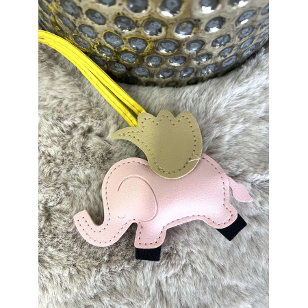 3361 Bag Charm Baby Olifant Roze 3361 Bag Charm Baby Olifant Roze