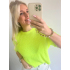 3431 Trui Beau Neon Geel (Baby Alpaca)