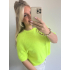 3431 Trui Beau Neon Geel (Baby Alpaca)