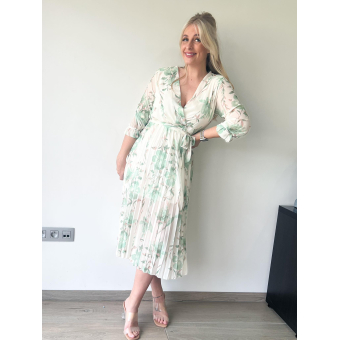 3446 Jurk Romy Groen