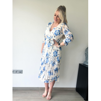 3447 Jurk Romy Blauw