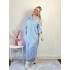 3448 Hemdjurk Stripes Blauw