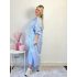 3448 Hemdjurk Stripes Blauw