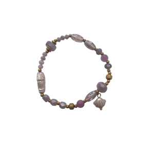 3468 Armband Schelp Lila 3468 Armband Schelp Lila