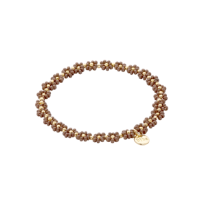 54774MIX13 Armband Biba Bloem Bruin