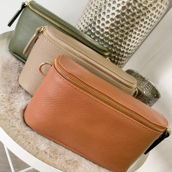 Nina Crossbody Tas met Gouden Rits