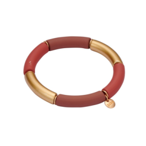 54420MIX02 Armband Biba Retro Mat Bruin
