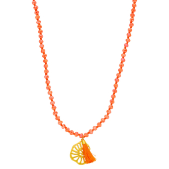 61286Mix05 Ketting Fun at the Beach Oranje