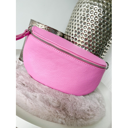 2101 Tas Evi Leder Bubblegum Roze (Rits Zilver) 2101 Tas Evi Leder Bubblegum Roze (Rits Zilver)