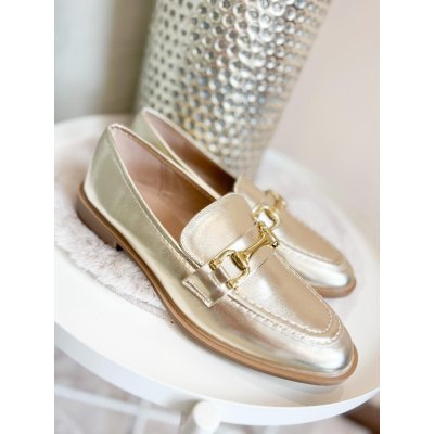 2196 Mocassin Metalic Goud