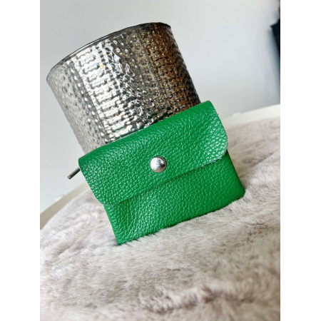 745 Portefeuille Klein Leder Groen 745 Portefeuille Klein Leder Groen
