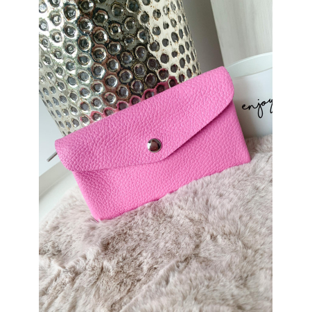 812 Portefeuille Groot Leder Bubblegum Pink 812 Portefeuille Groot Leder Bubblegum Pink