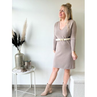 1789 Knittdress Ines Taupe 