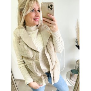 1864 Body Warmer Tara Beige