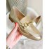 2196 Mocassin Metalic Goud