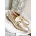 2196 Mocassin Metalic Goud