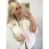 3098 Teddy Vest Wit