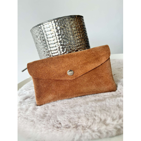 3164 Portefeuille Groot Suede Camel 3164 Portefeuille Groot Suede Camel