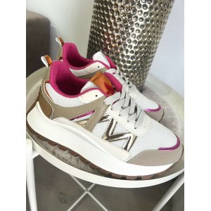 3259 Sneakers Farah Oranje.Roze 3259 Sneakers Farah Oranje.Roze