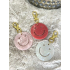 3342 Sleutelhanger Smiley Wit