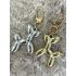 3346 Sleutelhanger Balloondog Goud
