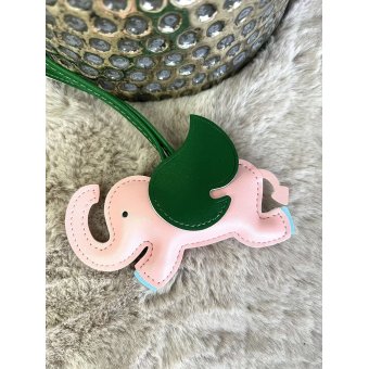 3367 Bag Charm Olifant Roze