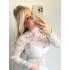 3412 Lace Blouse Wit