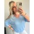 3437 Blouse Laure Blauw
