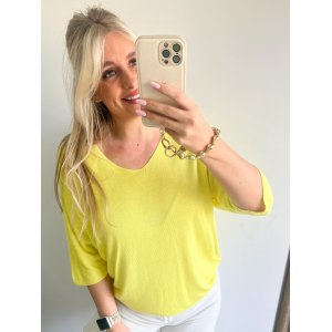 3438 Blouse Laure Geel 3438 Blouse Laure Geel