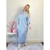 3448 Hemdjurk Stripes Blauw