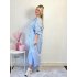 3448 Hemdjurk Stripes Blauw