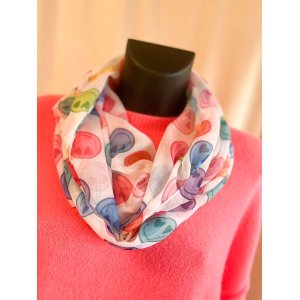 3451 Sjaal Smiley Multicolor 3451 Sjaal Smiley Multicolor