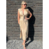 3472 Jurk Maranka Beige 