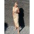 3472 Jurk Maranka Beige 
