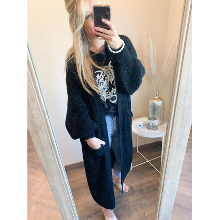 891 Maxi Vest Luna Zwart 891 Maxi Vest Luna Zwart