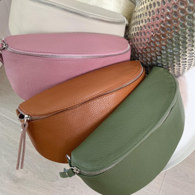 Evi Crossbody Tas met Zilveren Rits