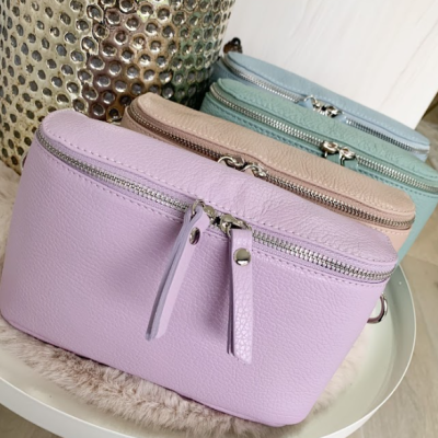 Nina Crossbody Tas met Zilveren Rits